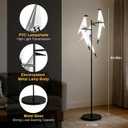 Modern LED Floor Lamp with 3 Bird-Shaped Shades