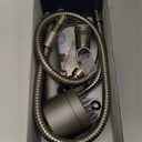 PWERAN Filtered Shower Head with Handheld, High Pressure Water Flow and Multiple Spray Modes Shower Head with Filter, Power Wash for Hard Water, Showerhead with ON/OFF Switch for Pets Bath (Gray)