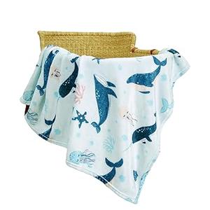 TILLYOU Toddler Fleece Blanket 60x80 Inches Soft and Warm Baby Blankets for Boys and Girls Blanket for Kids Baby, Dark Blue