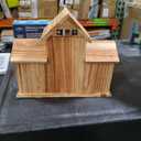 Handmade Hummingbird House - Large Bird House for Garden/Courtyard/Backyard Decor - Room for 6 Bird Families