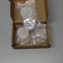 QWORK Mini 3-Tier Clear Acrylic Display Risers – Small Jewelry & Figurine Stand for Home, Storefront & Exhibits, 4 Pack