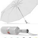 REPEL Windproof Travel Umbrella - Compact & Withstands Winds up to 85MPH , Strongest Premium Auto Folding Umbrella for Rain and Sun - Durable, Light & Portable for Women & Men , Fits Backpack & Cars