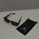 BUTABY Trendy Rectangle Sunglasses for Women Men Retro Sun Glasses Vintage Fashion Square Frame (Black Frame Grey Lens)