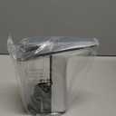 Automatic Soap Dispenser, Touchless Dish Soap Dispenser 17oz/500ml with Infrared Sensor, 5 Adjustable Soap Levels, Liquid Dispenser for Bathroom Kitchen (Silver)