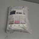 Albassa Polyester Table Skirt for Rectangle Tables Wrinkle Resistant Pleated Ruffle Table Cloth for Banquet, Wedding, Baby Shower, Display Gift Dining Table (White, 6ft, 72in(L) X30in(H))