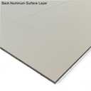 Falken Design Aluminium Composite Panel Brushed Silver 24 in. x 48 in. x 1/4 in.