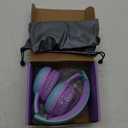 gorsun Kids Bluetooth Headphones, Over-Ear Toddler Headphones with Microphone, 85dB/94dB Volume Limited, 68H Playtime, Bluetooth 6.0, Portable Kids Wireless Headset with Cat Ears (Purple)