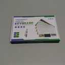 Ultra-Slim Bluetooth Keyboard with Touchpad, Wireless RGB Backlit, Portable Rechargeable Keyboard for iPad, Tablet, Laptop, Windows, Android, macOS Devices