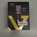 Groin & Body Hair Trimmer for Men - Electric Shaver for Pubic Hair, Chest, Legs - Ball Pubic Groomer, LED Light, Replaceable Ceramic Blade Heads, USB-C Recharge Dock, Waterproof Hygiene Razor (Gold)