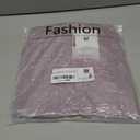 Tanming Linen Pants for Women Summer Casual High Waisted Drawstring White Beach Pant (Medium, Purple)