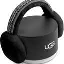 UGG Tasman Sheepskin Earmuffs for Women, Soft Genuine Shearling Ear Warmers (One Size, Black II)