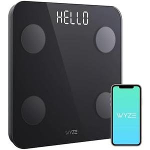 Wyze Smart Scale for Body Weight and Fat, Digital Bathroom Scale, Weighing Machine for People's Muscle BMI, Bluetooth Electronic Body Composition Monitor, 400lb