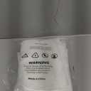 MIULEE 2 Panels Solid Color White Sheer Window Curtains Elegant Window Voile Panels/Drapes/Treatment for Bedroom Living Room (54 X 78 Inches White)