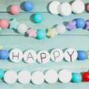 Henoyso 36 Pcs Foam Circles for Crafts Polystyrene Round Foam Disc for DIY Projects Friendship Bracelets Banner Garland for Birthday Era Arts and Crafts Supplies(3 x 3 x 1 Inch)