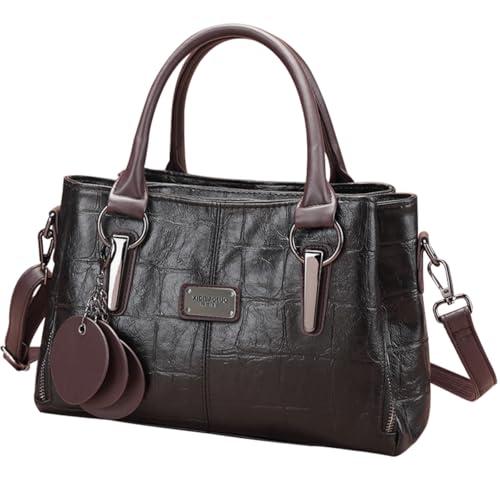 Ruvafeny Handbags and Purse for Women, Vegan Leather Tote Bag for Women with Compartments, Stylish Womens Shoulder Crossbody Satchel Bags for Work, Travel