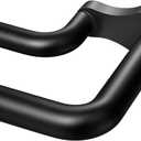 KAMANINA Double Curtain Rod 72 to 150 Inch, Black Wrap Around Drapery Rods
