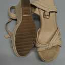 mikarka Sandals for Women 2025: Comfortable Wedge Platform Sandals Women - Braided Espadrilles for Women Ankle Strap Open Toe Wedges Heels Beach Sandals Summer Shoes, Size 6.5