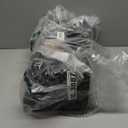 WOPITUES Floating Shelves for Wall with Cube Shelf, Wall Shelves with Metal Rail for Bathroom Decor, Bathroom Organizers and Storage, Over Toilet Shelves for Toilet PaperBlack