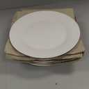 MALACASA 8.85" Large Pasta Bowls, 42 OZ White Salad Bowls Soup Bowls, Porcelain Serving Bowls Set of 4, Large Kitchen Bowl Plates Pasta Plates, Microwave & Dishwasher Safe, Series REGULAR