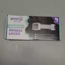 Child Safety Locks (4-Pack) - Baby Proof Cabinets, Drawers, Toilets & Appliances- Adjustable Strap Length, Double Lock Option - Easy Latch for Adults to Open