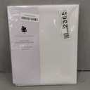 Refined Comfort Medium Weight PEVA Bathroom Shower Curtain, Liner | 72 x 72 inches | 3 Magnet Weights | 12 Rust Proof Grommets | Washable | Durable | Water Proof | White