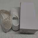 THATXUAOV Women's Breathable Mesh Tennis Shoes - Lightweight Low Top Lace-Up Canvas White Sneakers for Casual Walking, Sports, and Everyday Comfort (9)