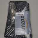 AmazerBath Shower Curtain, Cloth Ombre Black Shower Curtain Set with 12 Hooks, Washable Fabric Black and White Shower Curtain, Rustic Farmhouse Bathroom Shower Curtain, 72x72 Inches