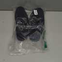 Lulex Mens Slippers Moccasins for Mens Memory Foam House Slippers Indoor Outdoor House Shoes (11, Black)