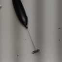 Milk Frother Handheld Battery, Electric Foam Maker Frother Wand, Drink Mixer with Stainless Steel Whisk for Coffee, Matcha, Lattes, Cappuccino Black