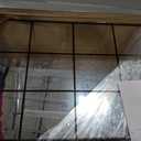 Window Pane Wall Mirror, 36"x24" Wall Mounted Window Mirror for Living Room, Bedroom, Entryway, Dining Room, Home Wall Decor