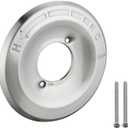 Replacement Escutcheon Plate for Delta 1300/1400 Series, for One-Handle Tub and Shower Faucets, Single Metal Round Shower Escutcheon Kit, Brushed Nickel