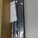 Curtain Rods for Windows 32 to 96 Inches - Black 1 Inch Diameter Curtain Rods, Easy Installation and Modern Design