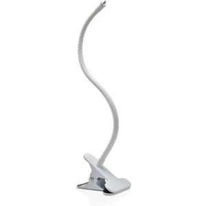 Holicfun Clip Mount for Ring, Blink, Eufy, Google Nest, Wyze, and Arlo Indoor Outdoor Cameras, 40cm Gooseneck Arm, Flexible Adjustment, Strong Clamp, White