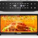 Beelicious® Pro 32QT Extra Large Air Fryer, 19-In-1 Air Fryer Toaster Oven Combo with Rotisserie and Dehydrator, Digital Convection Oven Countertop Airfryer Fit 13" Pizza, 1800w (Black)