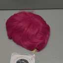 MAGQOO Boy Hot Pink Wig Men Short Straight Fluffy Hot Pink Wig Cartoon Movie Halloween Cosplay Costume Animie Wigs