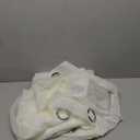 BONZER Waterproof Indoor/Outdoor Sheer Curtains for Patio - 2 Panels Wide Grommet Voile Curtains for Living Room, Bedroom, Porch, Pergola, Cabana, 100 x 95 inch, Beige