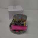 Jetec 240 Pcs Neon Party Decorations Serves for 40 Guests Glow Birthday Party Supplies, Include 7'' and 9'' Neon Plates, Fluorescent Napkins, Pink Plastic Forks and Spoons