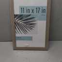 MCS Studio Gallery 11x17" Picture Frame Gray Woodgrain, Rectangle Photo Frame for Photos, Posters & Art Prints (1-Pack)