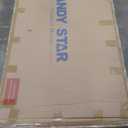 ANDY STAR Gold Bathroom Mirror 60 x 30 Inch, Full Length Mirror, Oval Vanity Mirror, Pill Shaped Mirror in Stainless Steel 1 Deep Wall Mounted Vertical/Horizontal