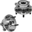 Detroit Axle - Front Wheel Bearing & Hubs for 2006-2018 Toyota Rav4 Mirai 2011-2020 Scion tC, 2012 2013 2014 2015 2016 2017 Wheel Bearing and Hub Assembly Set, Replacement Pair Hubs