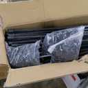 76 Inches High Fiberglass Step-in Electric Fence Portable Posts with Double Spikes - 40 Posts Come with 200 Clips