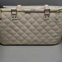 MOMCANDO Diaper Bag Tote with Dividers, Zipper, Top Cover and Strap, Larger Size with insulated storage bag - Beige
