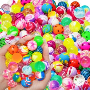 50PCS 27mm Bouncy Balls for Kids, Rubber Bouncing Balls Toys for Party Favors, Small Super Bouncy Ball Bulk for Adults, Girls, Boys, Treasure Box Prizes, Birthday Gifts, Classroom Rewards, Goodie Bag