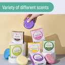 3 x Solid Rice Protein Water Shampoo Bar With Conditioner Effect Hair Soap  Shampoo Bars For Hair With All Natural Plant Based Essential Oils And Zero Waste Packaging (Chamomile And Mint)