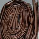 10' x 20' Ultra Heavy Duty Tarp  20 Mil Brown/White Waterproof Outdoor Cover, UV Protection, Reinforced Corners, Ideal for Camping, Tent, and Outdoor Use