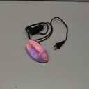 Honoson Mini Craft Iron Mini Heat Press Small Iron 3.93 x 2.36 x 2.76 Portable Tiny Flatiron with Charging Base Accessory for Fuse Bead Patch DIY Heat Transfer Vinyl(Dark Pink, Light Purple)