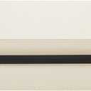 Generic Pearl White Small Decorative Box With Black HandleFaux Leather keepsake And Memory Storage Boxes,Desk accessory Organizer (Peal White- Black, 1pack)