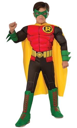 DC Teen Titans: Robin Deluxe Costume for Kids by Rubies, Boy's Small