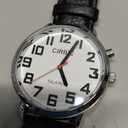 Big Talking Watch with Jumbo Numbers for Visually impaired with North American Male Voice (Black)