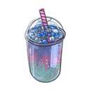Funny Acrylic Sparkling Water Hair Clips,Acrylic Drink Claw Clip,Small Claw Clip for Women